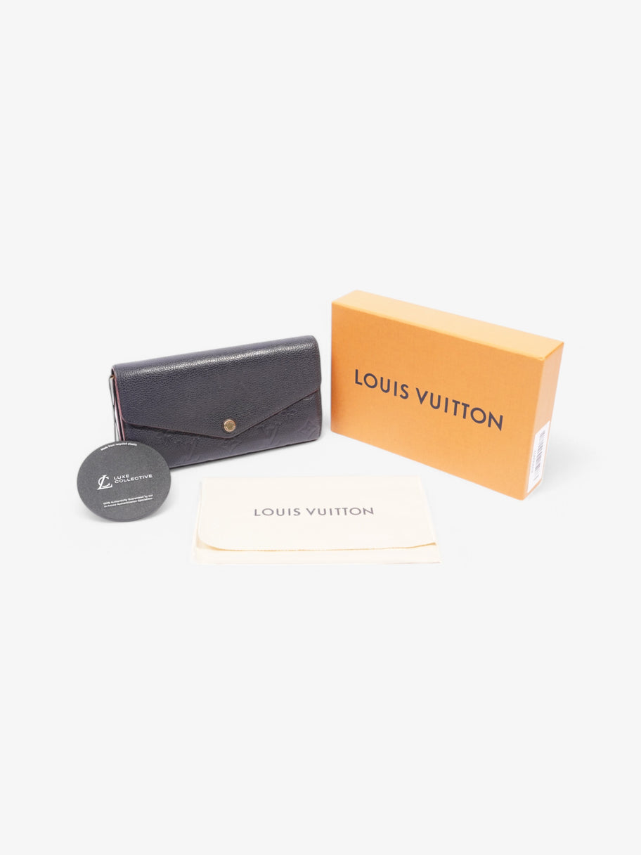 Louis Vuitton Sarah Wallet Black Empreinte Leather Image 8