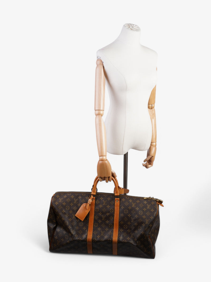  Louis Vuitton Keepall Monogram Coated Canvas 55