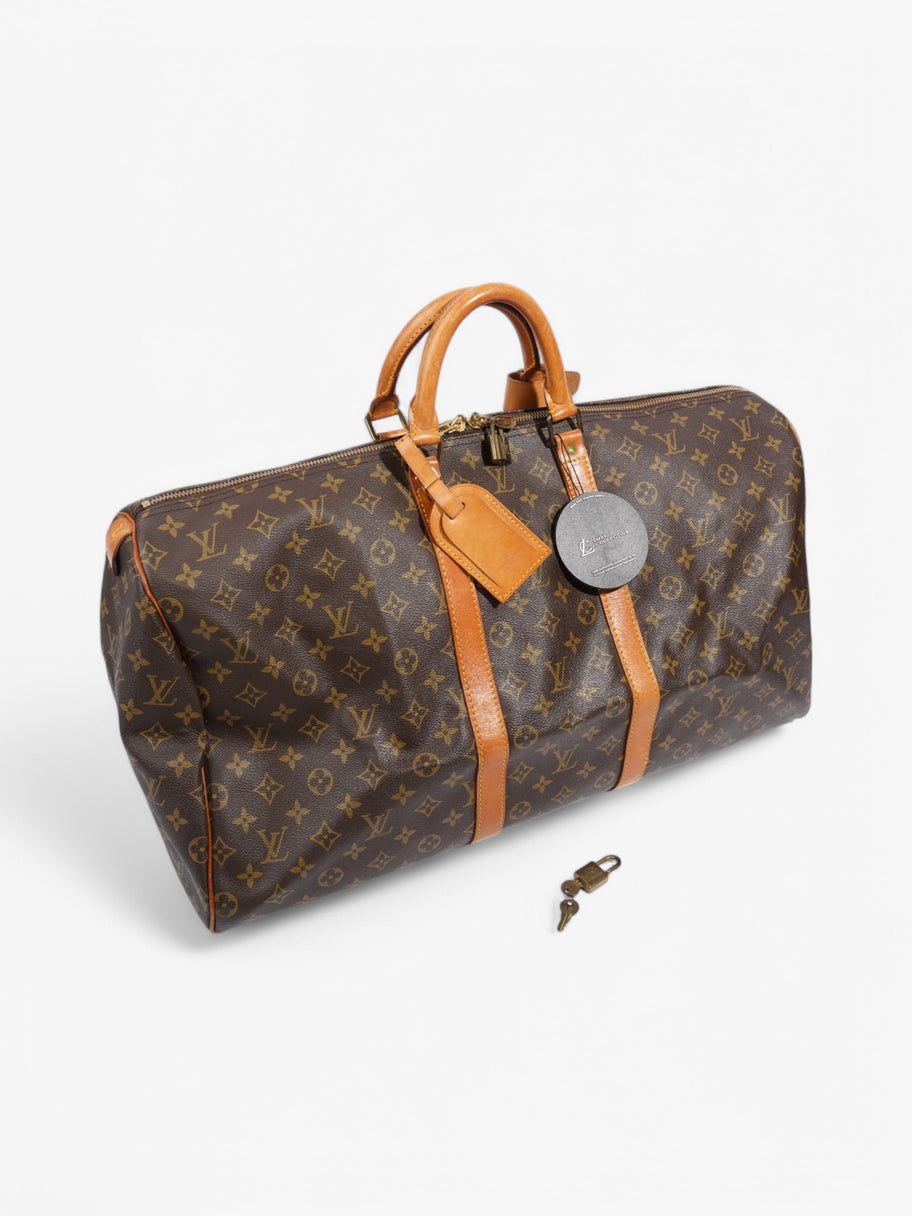 Louis Vuitton Keepall Monogram Coated Canvas 55 Image 10