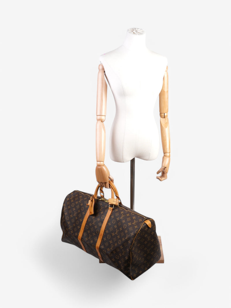  Louis Vuitton Keepall Monogram Coated Canvas 55