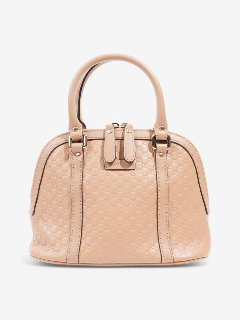  Gucci Dome Bag Beige Leather