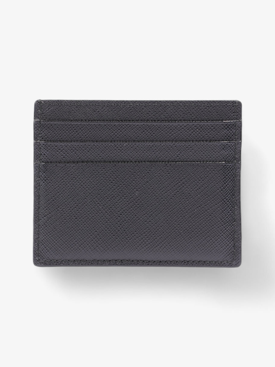 Prada Card Case Holder Black Saffiano Leather Image 2