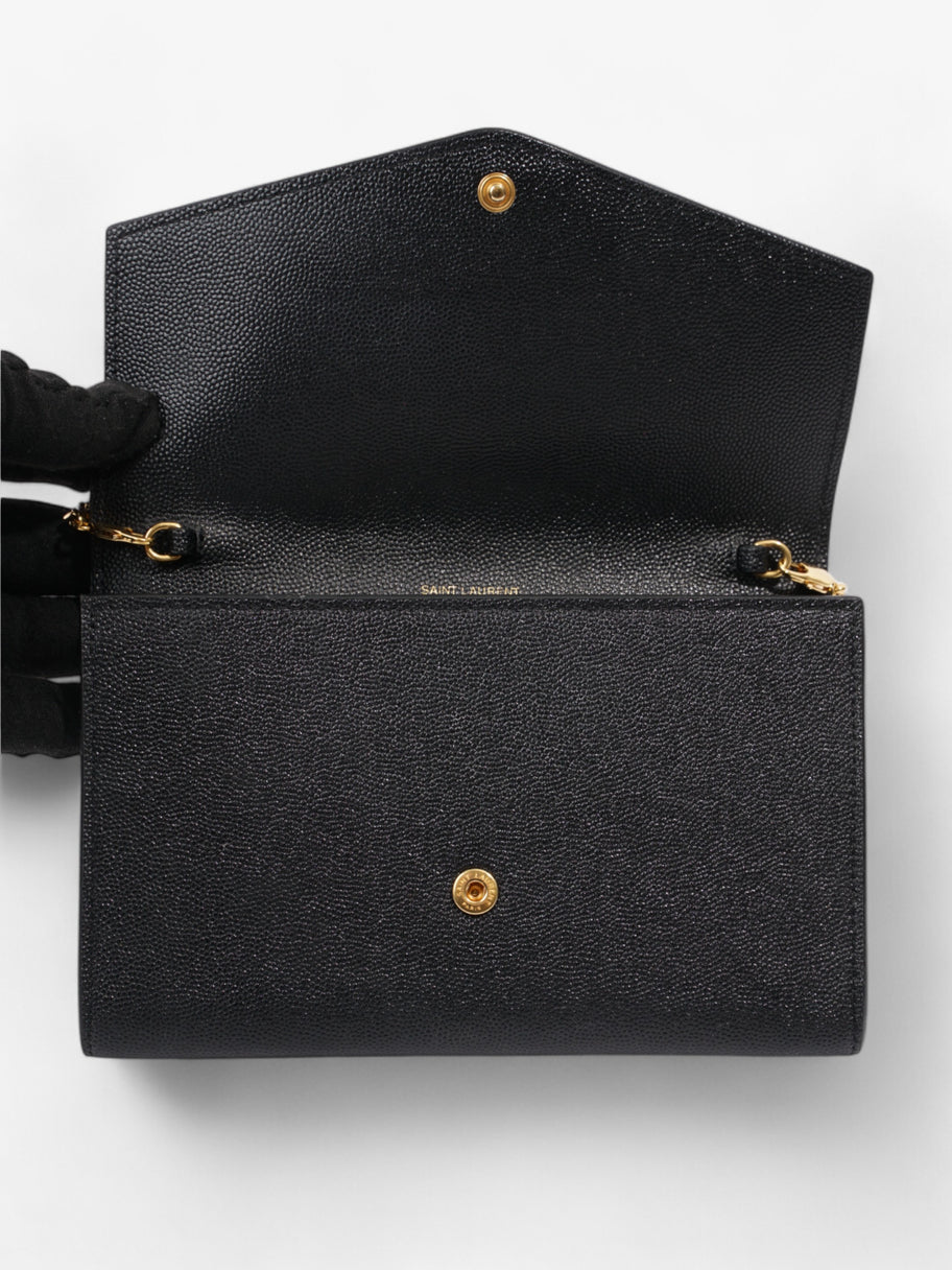 Saint Laurent Uptown Crossbody Black Grained Leather Image 7