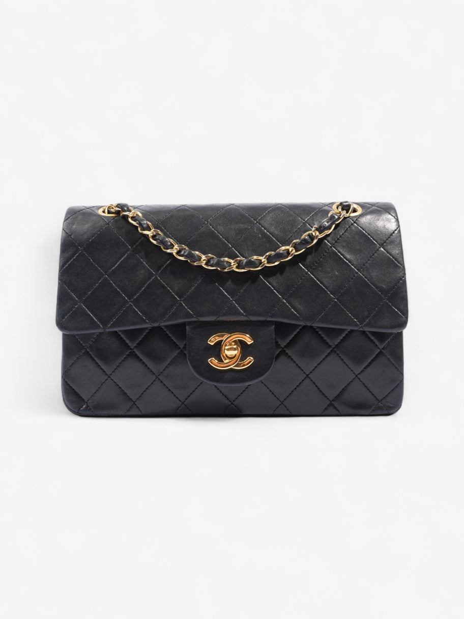 Chanel Classic Double Flap Black Lambskin Leather Small Image 1