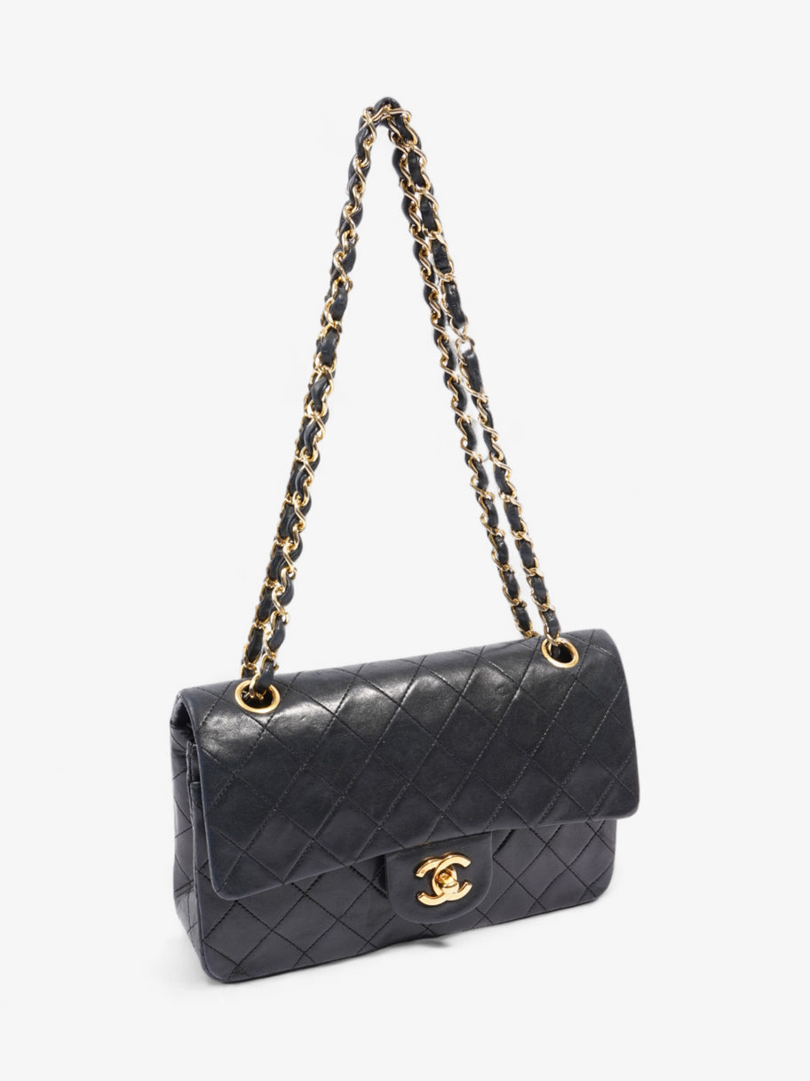 Chanel Classic Double Flap Black Lambskin Leather Small Image 7