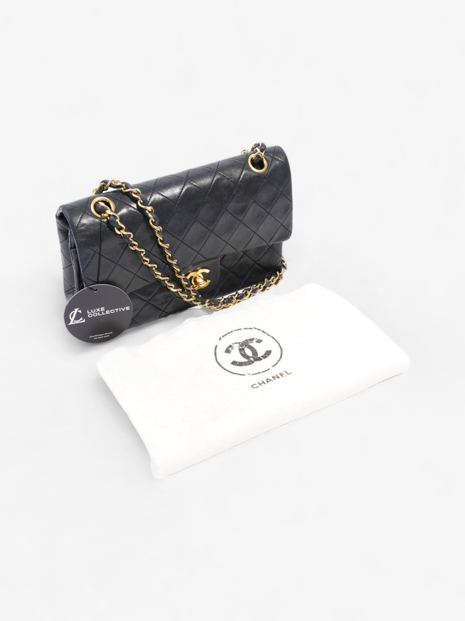 Chanel Classic Double Flap Black Lambskin Leather Small Image 10