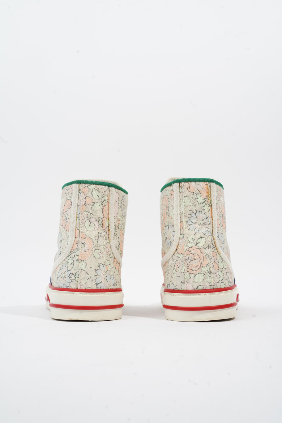 Gucci Tennis 1977 High Top Floral Print Canvas EU 35.5 UK 2.5 Image 6