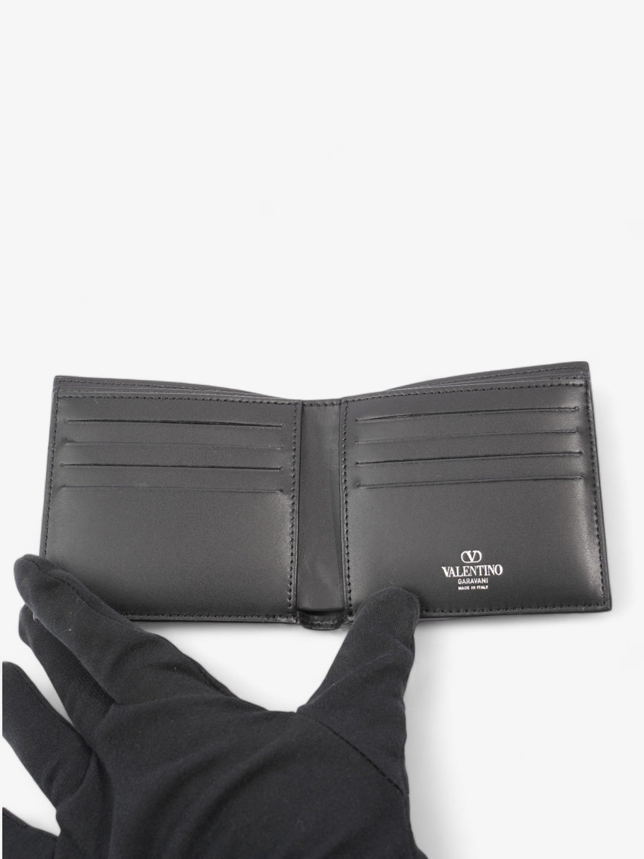 Valentino VLTN Wallet Black / White Leather Image 5