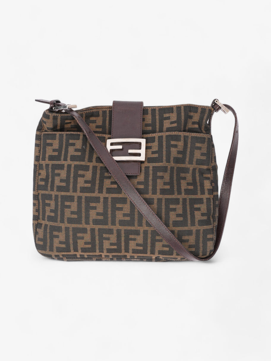 Fendi Zucca Brown FF Canvas Image 1