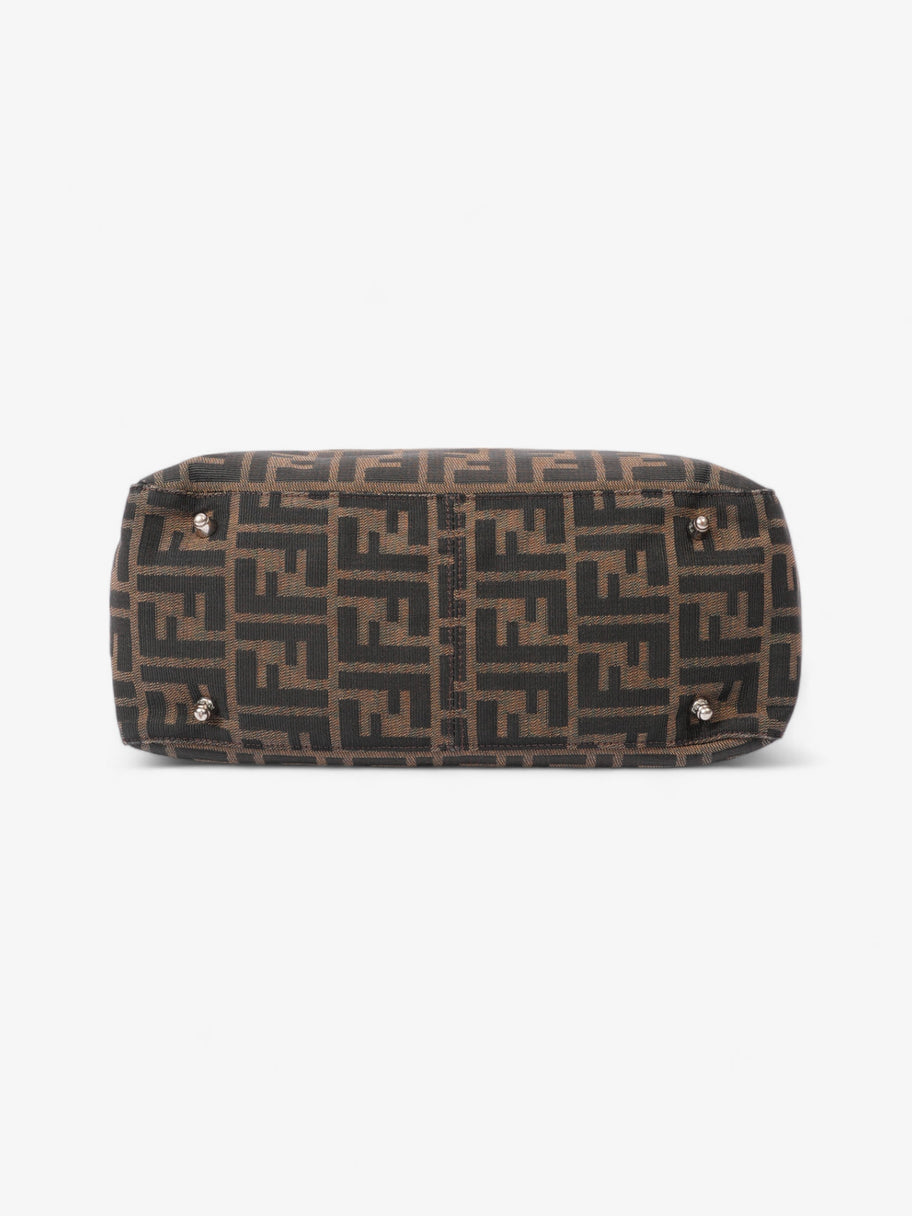 Fendi Zucca Tote Brown Canvas Image 6