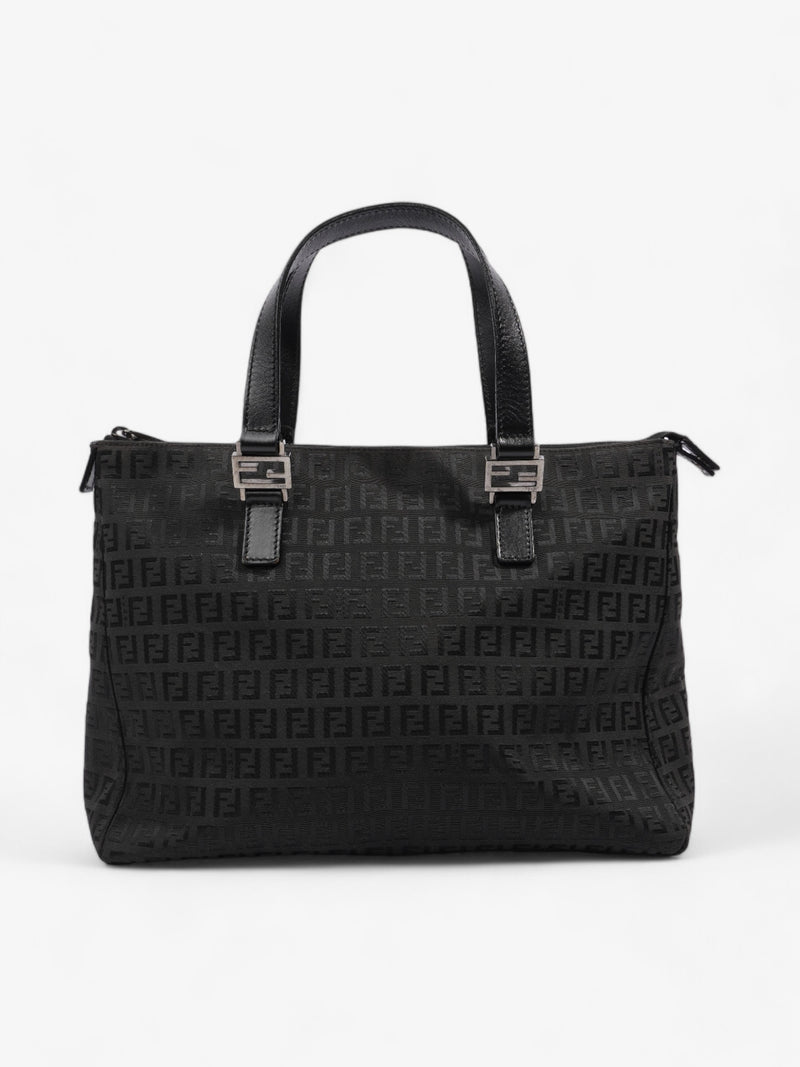  Fendi Zucca Tote Black Canvas