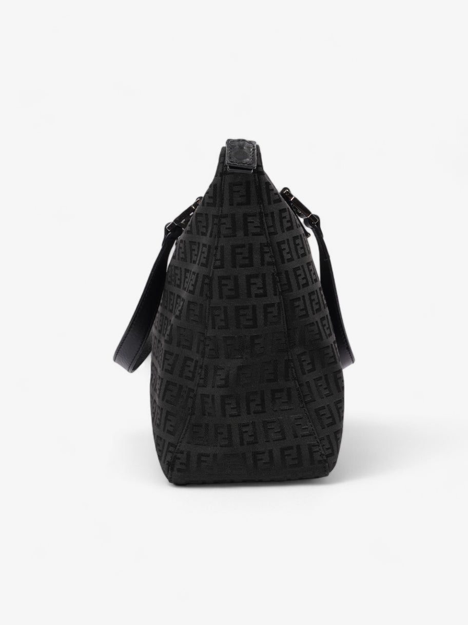 Fendi Zucca Tote Black Canvas Image 3