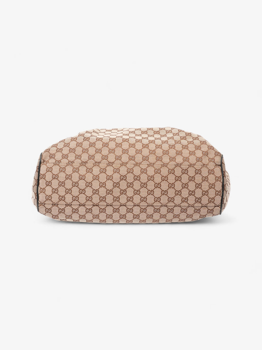 Gucci Sukey Large Beige And Ebony GG Supreme Canvas Image 6