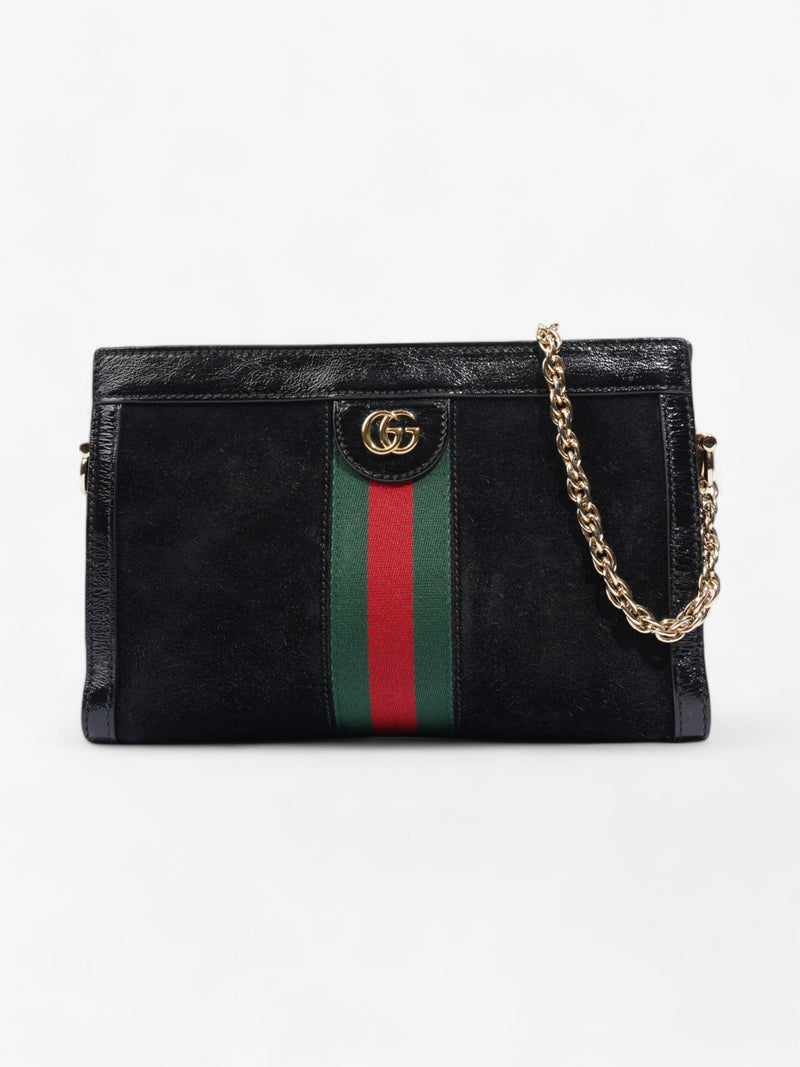  Gucci Ophidia GG Black / Red / Green Suede