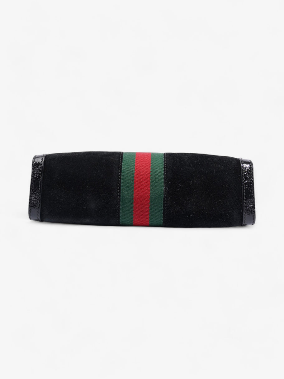 Gucci Ophidia GG Black / Red / Green Suede Image 6