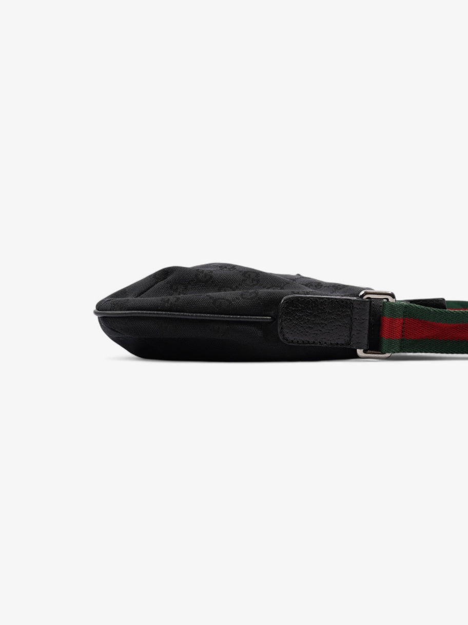 Gucci GG Web Messenger Bag Black / Red / Green Canvas Image 3