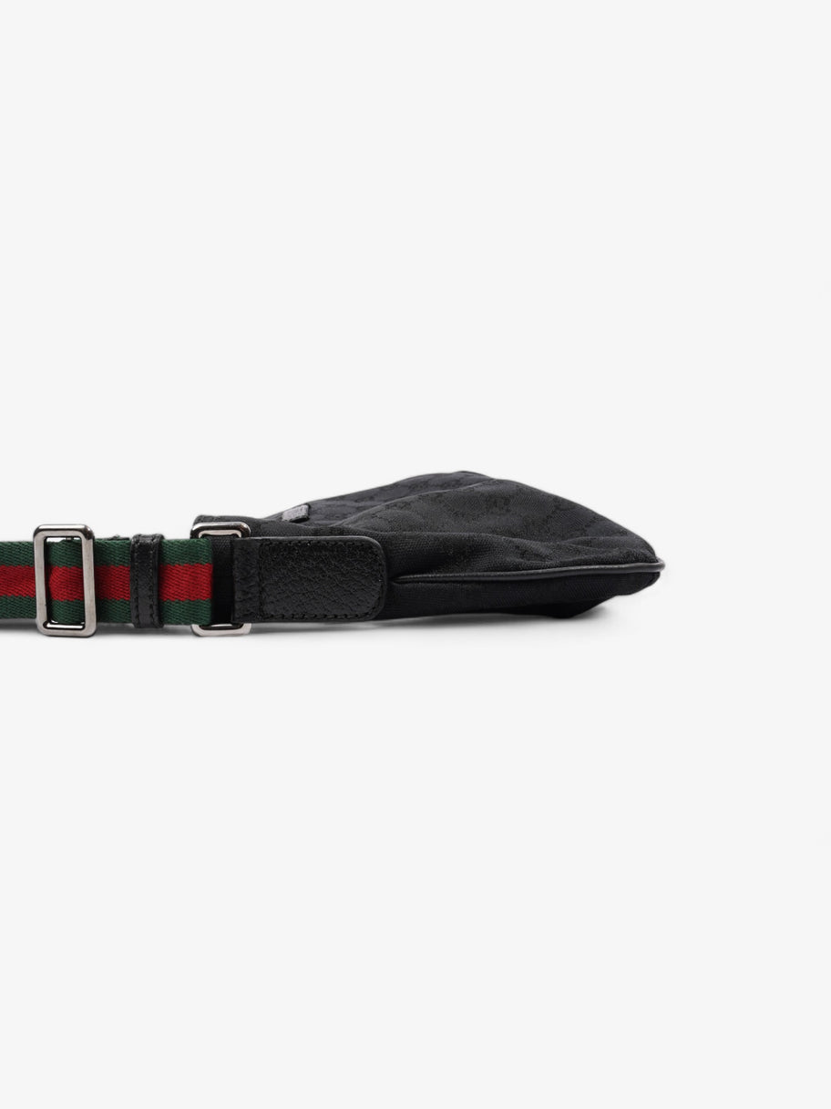 Gucci GG Web Messenger Bag Black / Red / Green Canvas Image 5