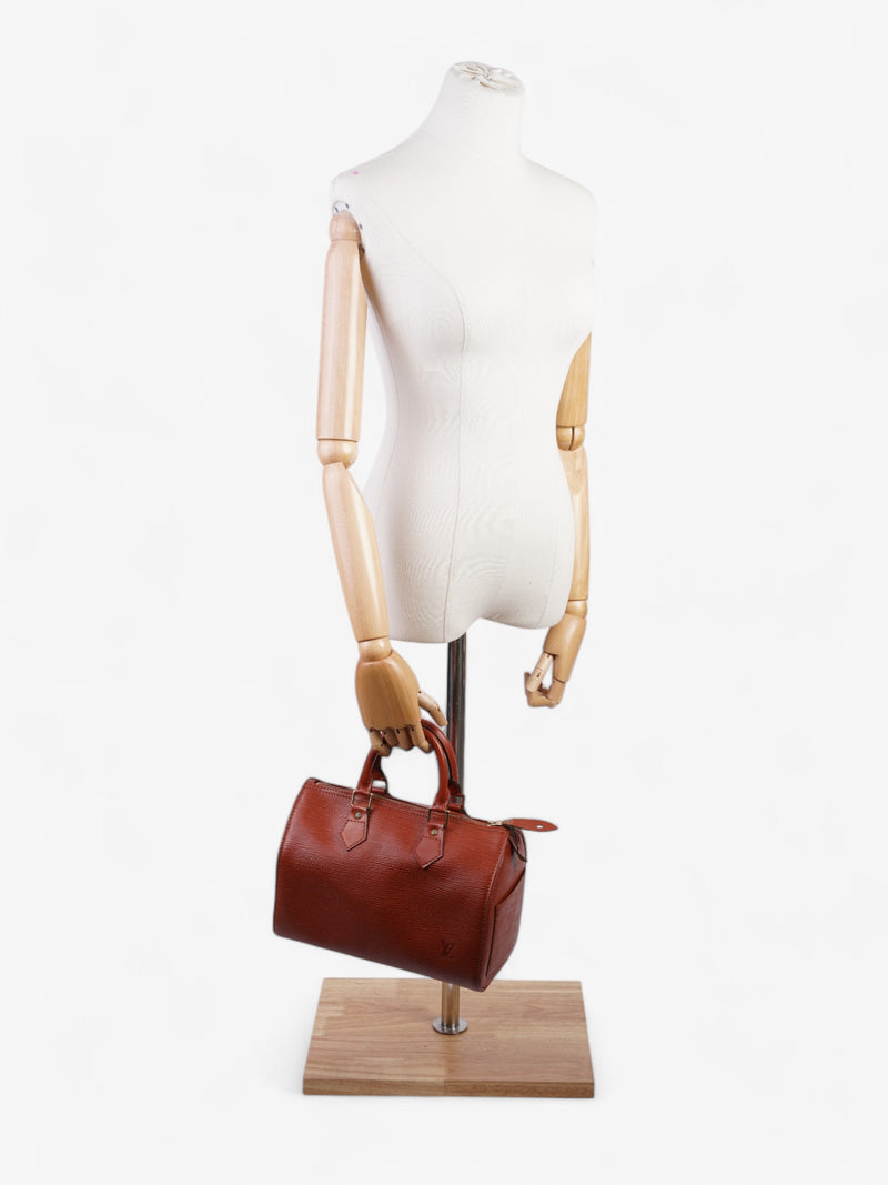  Louis Vuitton Speedy Brown Epi Leather 25