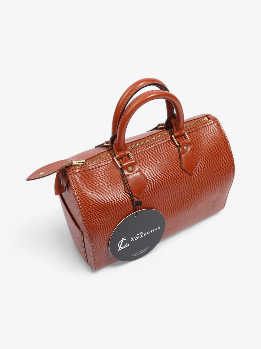 Louis Vuitton Speedy Brown Epi Leather 25 Image 11