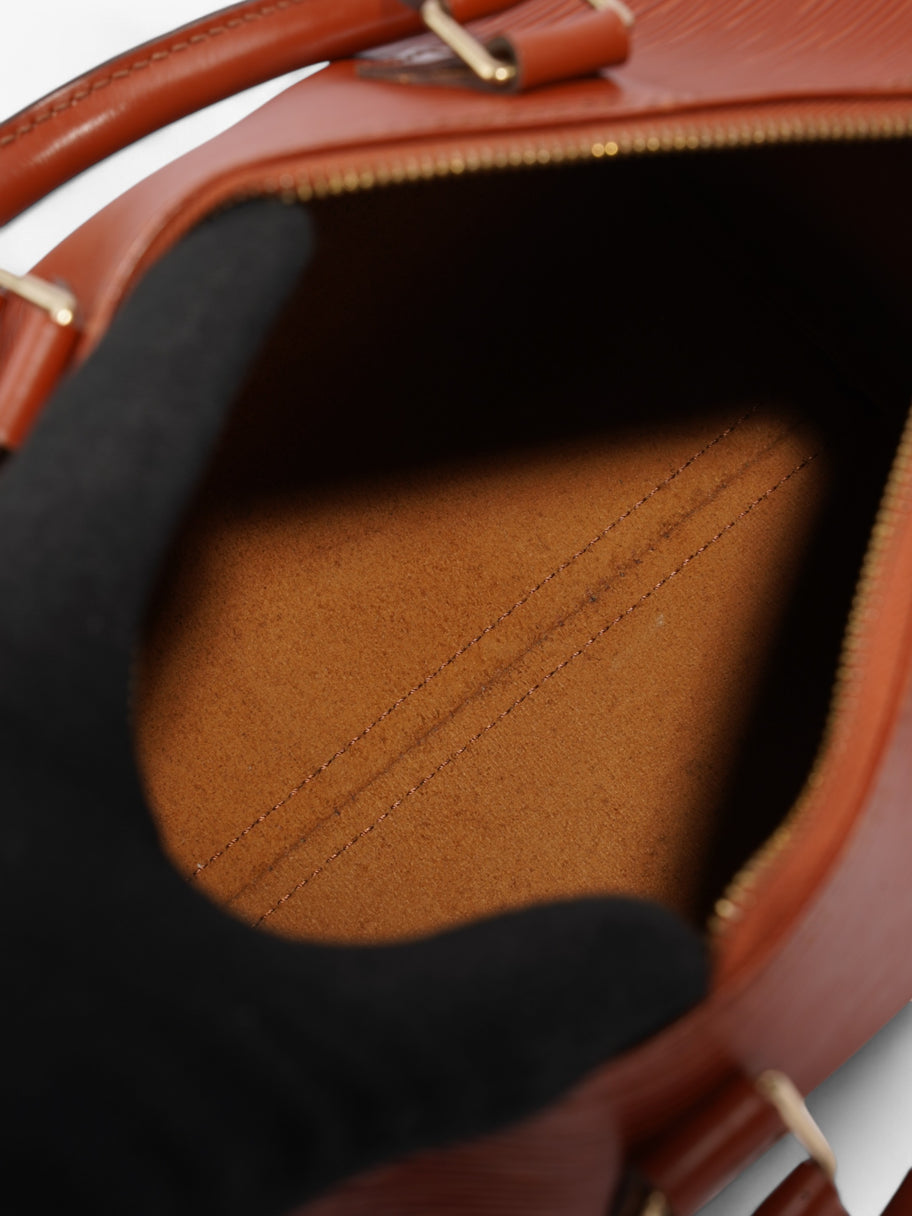 Louis Vuitton Speedy Brown Epi Leather 25 Image 7