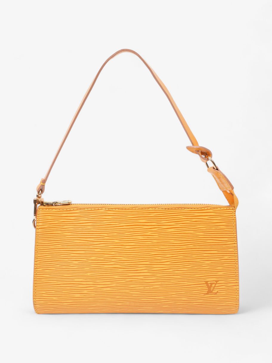 Louis Vuitton Pochette Accessoires Yellow Epi Leather Image 1