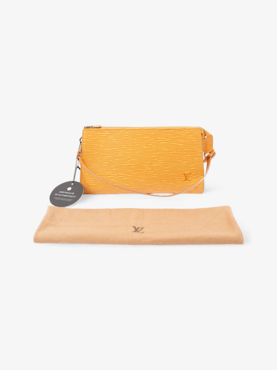 Louis Vuitton Pochette Accessoires Yellow Epi Leather Image 9