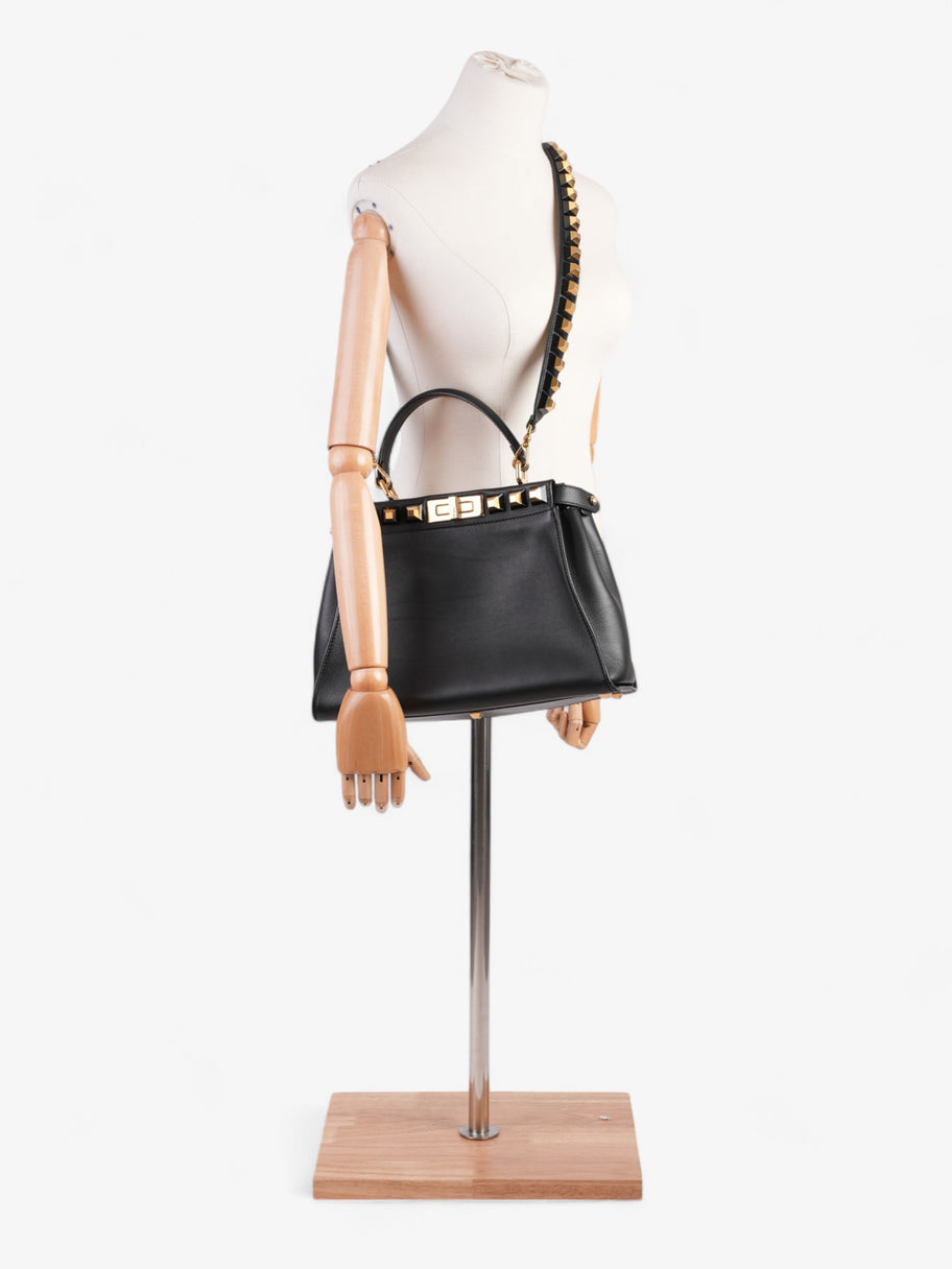 Fendi Peekaboo Black Leather Medium Image 2