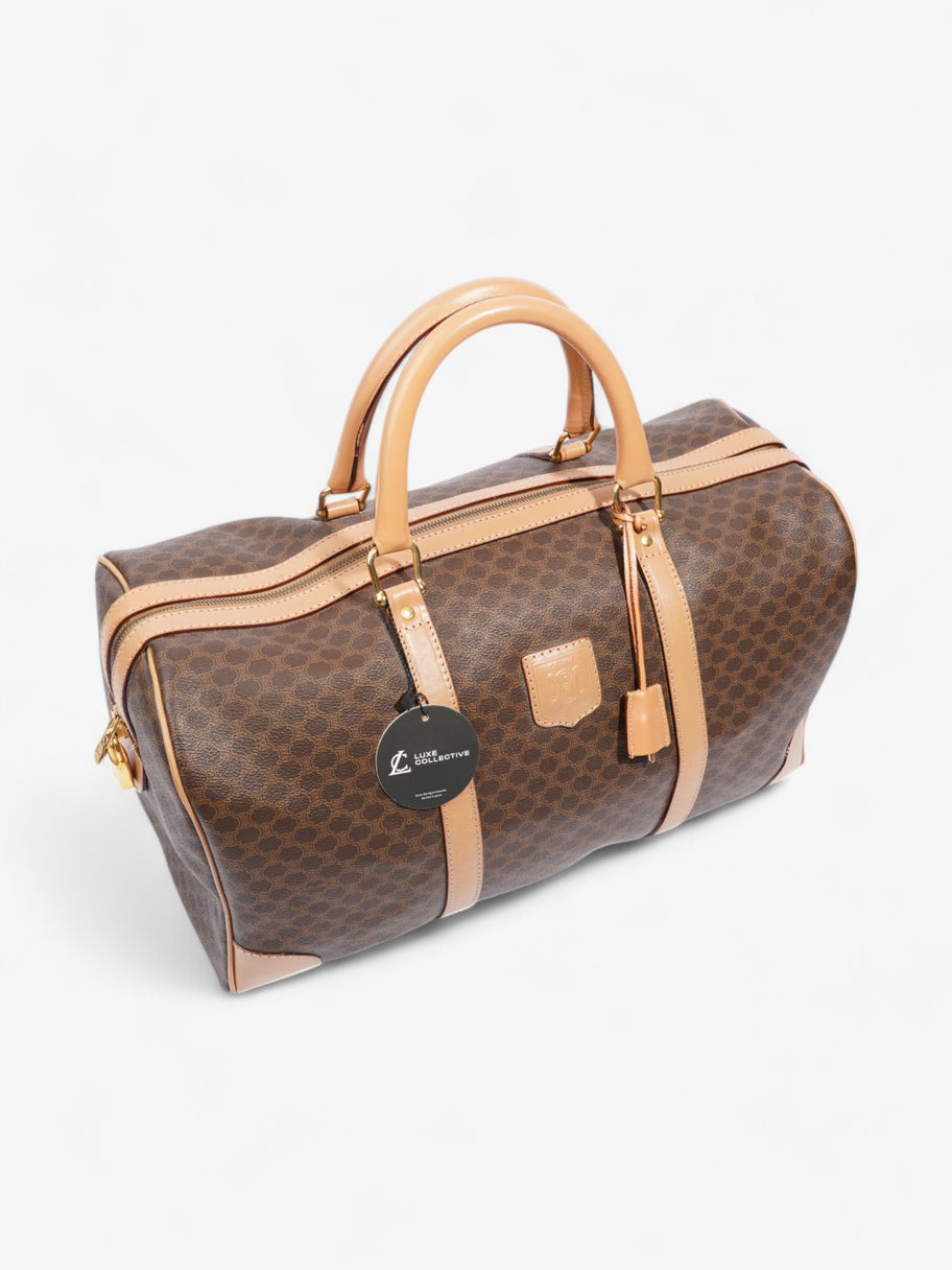 Celine Triomphe Bowling Bag Brown Coated Canvas Image 12