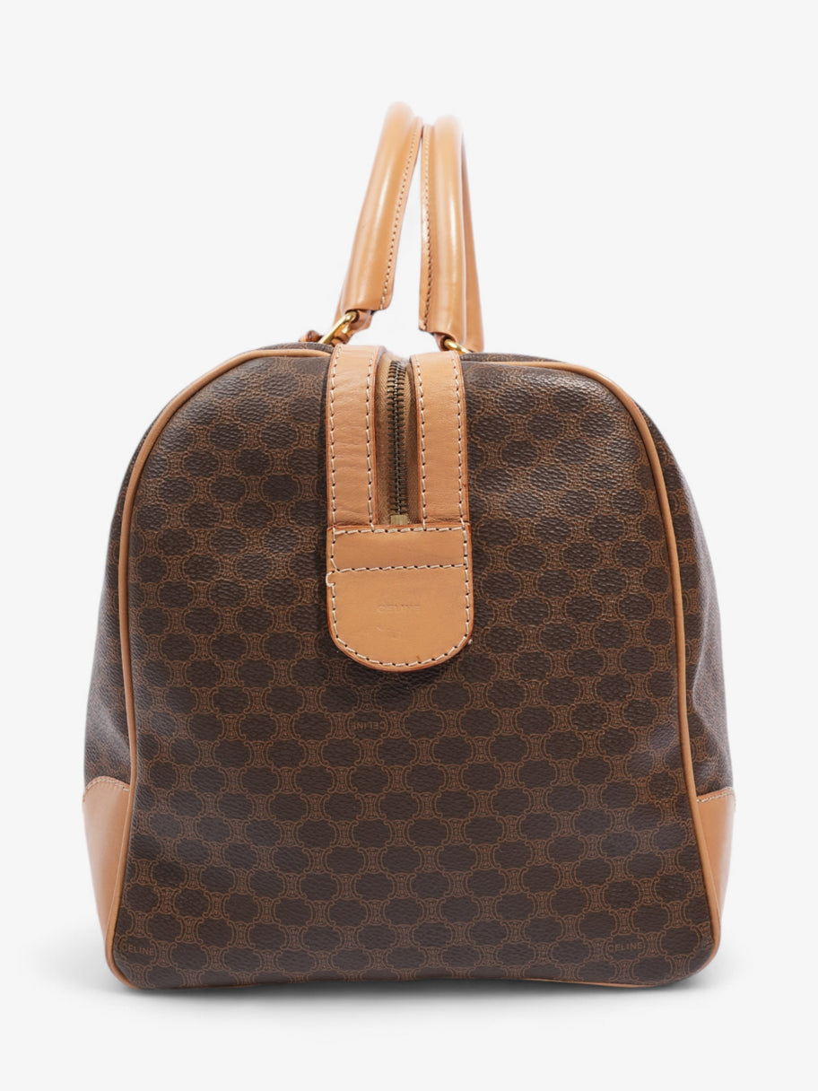 Celine Triomphe Bowling Bag Brown Coated Canvas Image 3