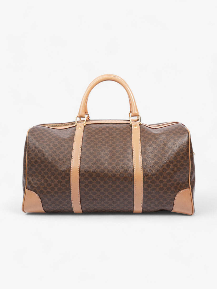 Celine Triomphe Bowling Bag Brown Coated Canvas Image 4