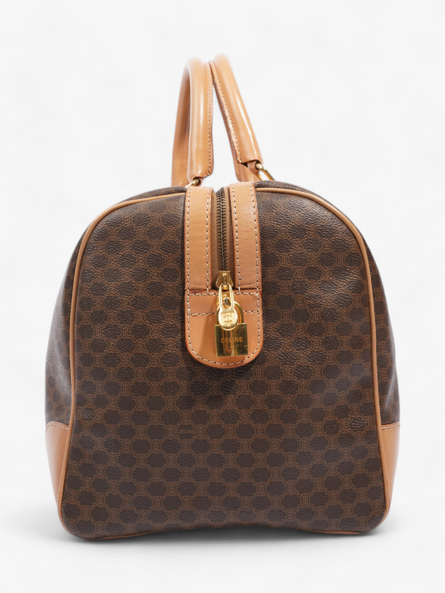 Celine Triomphe Bowling Bag Brown Coated Canvas Image 5