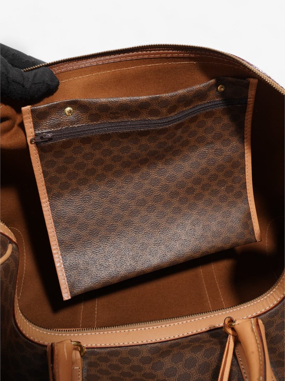 Celine Triomphe Bowling Bag Brown Coated Canvas Image 9