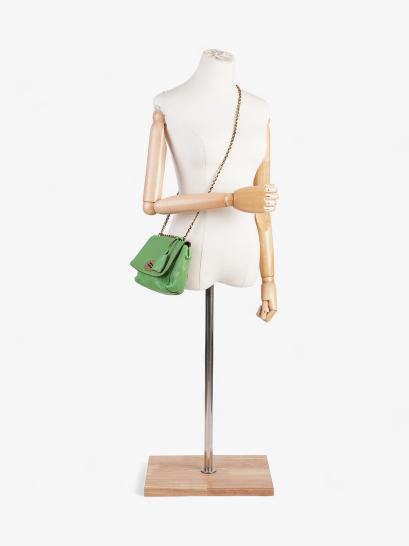  Mulberry Lily Green Leather Small