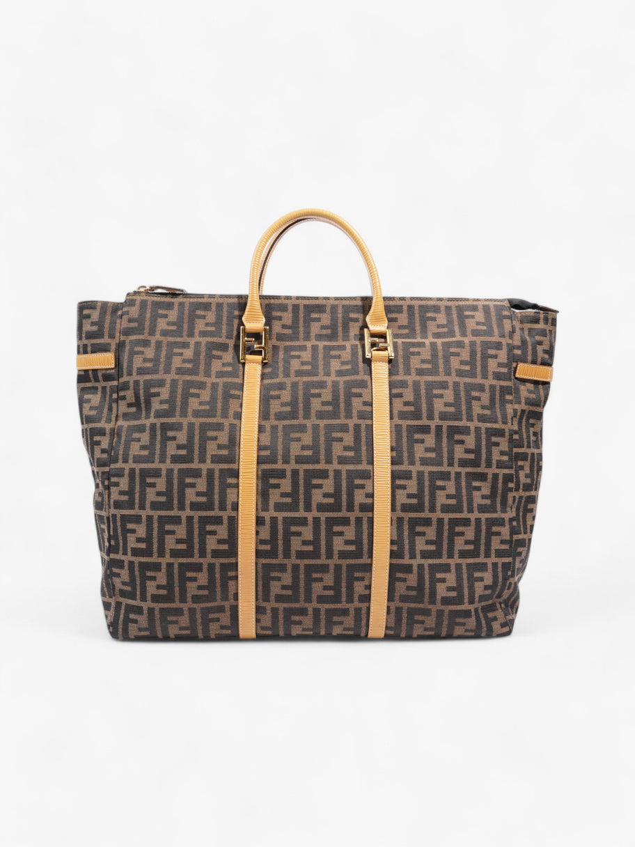 Fendi Zucca Weekender Tote Brown Canvas Image 1