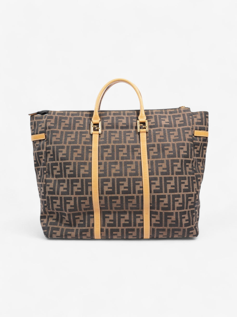 Fendi Zucca Weekender Tote Brown Canvas Image 4