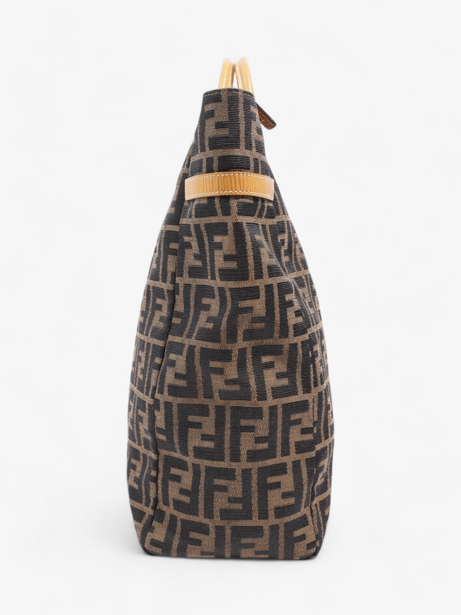 Fendi Zucca Weekender Tote Brown Canvas Image 5