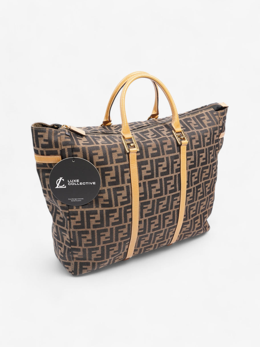 Fendi Zucca Weekender Tote Brown Canvas Image 9