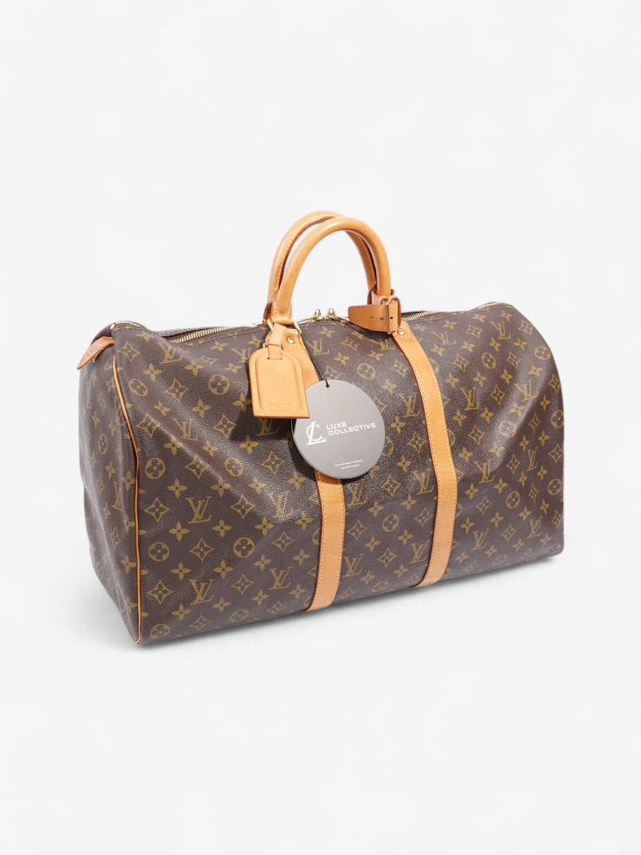 Louis Vuitton Keepall Monogram Coated Canvas 50 Image 9