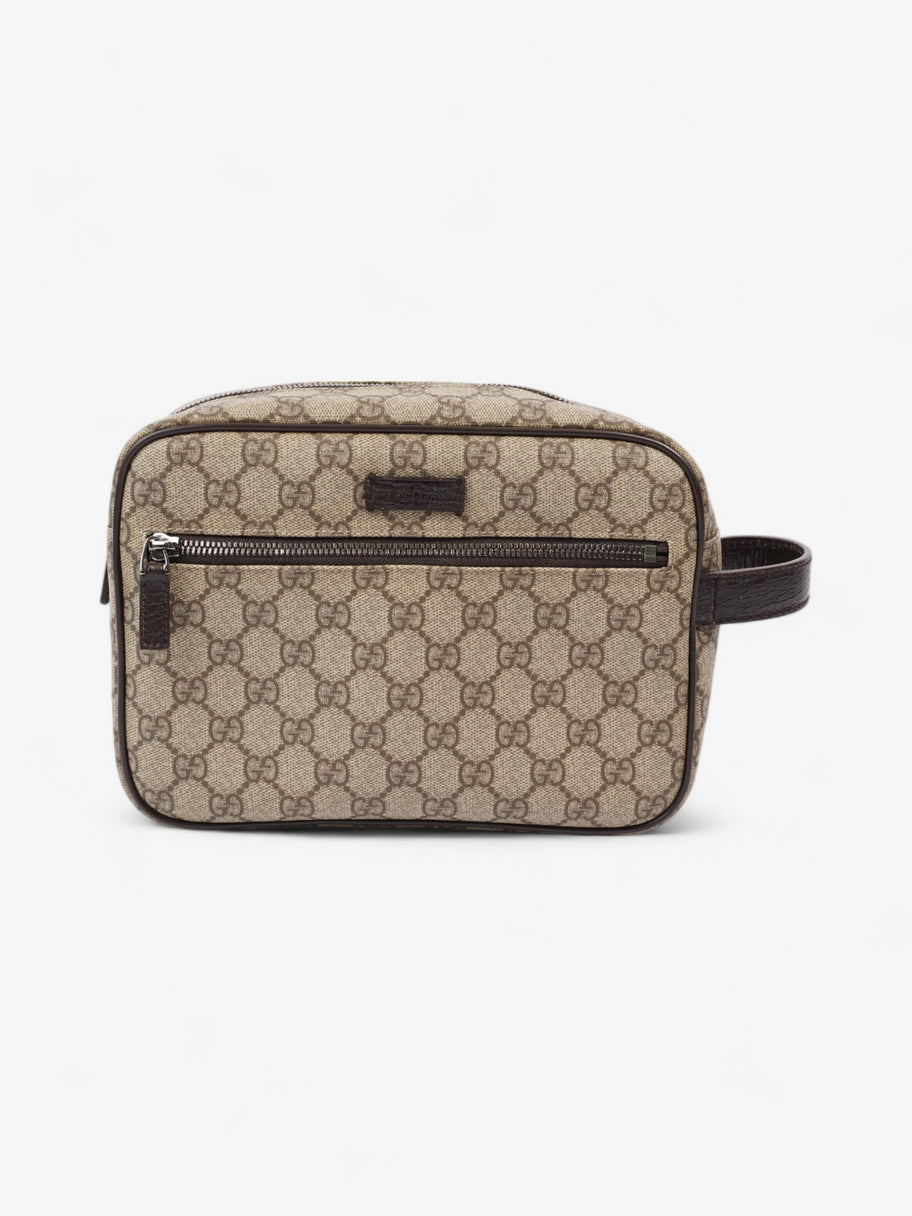 Gucci GG Toiletry Brown Coated Canvas Image 1