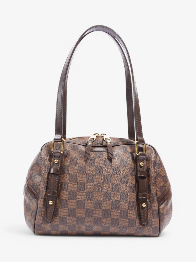  Louis Vuitton Rivington Damier Ebene Coated Canvas PM