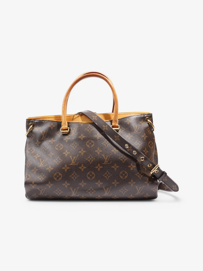  Louis Vuitton Pallas Monogram / Orange Coated Canvas MM