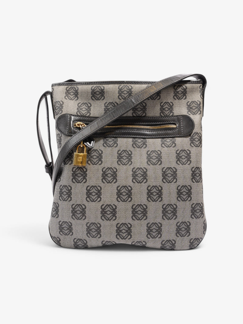  Loewe Anagram Crossbody Grey Canvas