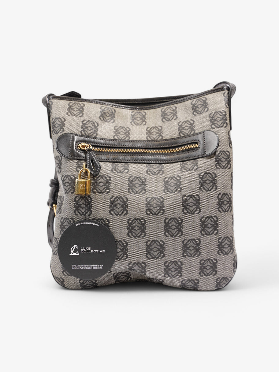 Loewe Anagram Crossbody Grey Canvas Image 8