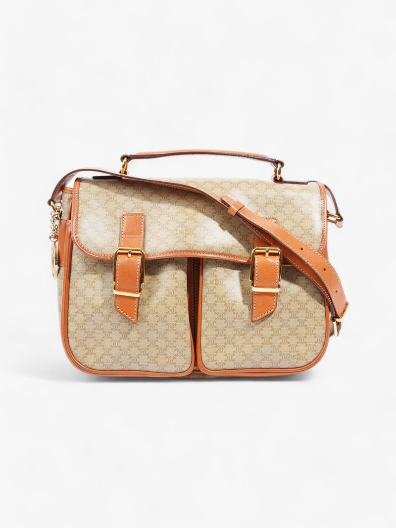  Celine Macadam Beige  / Brown Canvas