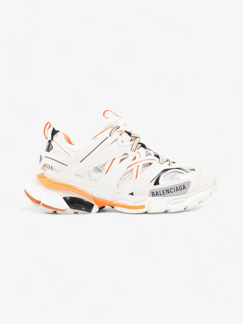  Balenciaga Track White / Orange Clear Sole Mesh EU 36 UK 3