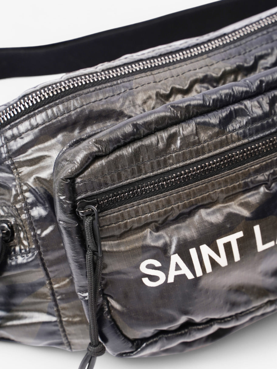 Saint Laurent Nuxx Crossbody bag Black / Khaki Nylon Image 7