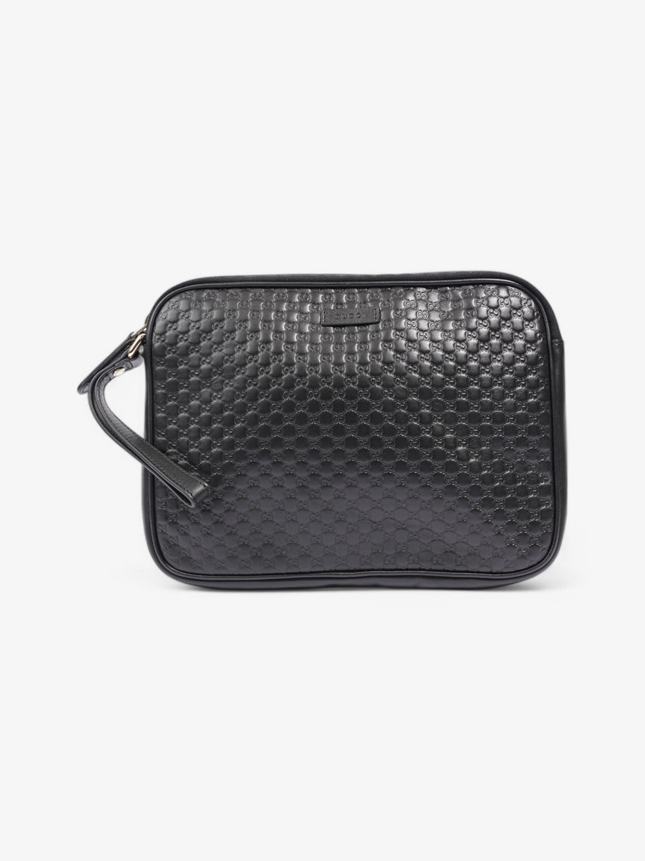 Gucci Clutch Bag Black Leather Image 1