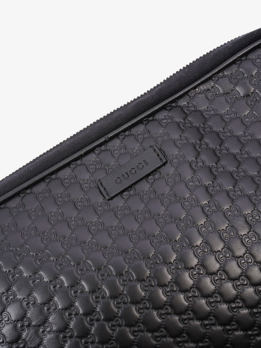 Gucci Clutch Bag Black Leather Image 6