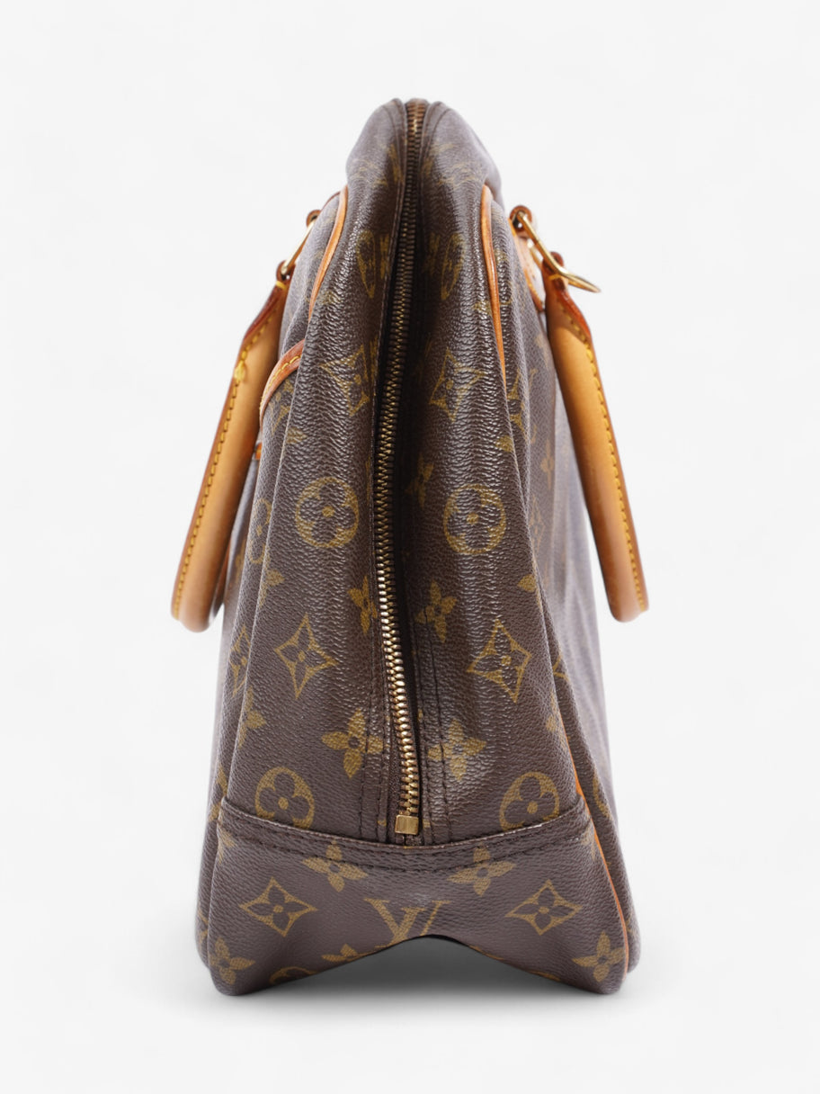 Louis Vuitton Deauville Monogram / Brown Coated Canvas Image 3