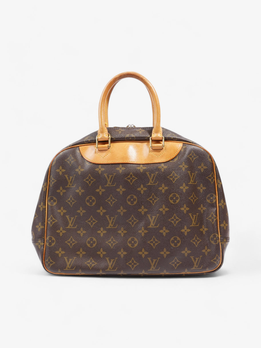 Louis Vuitton Deauville Monogram / Brown Coated Canvas Image 4